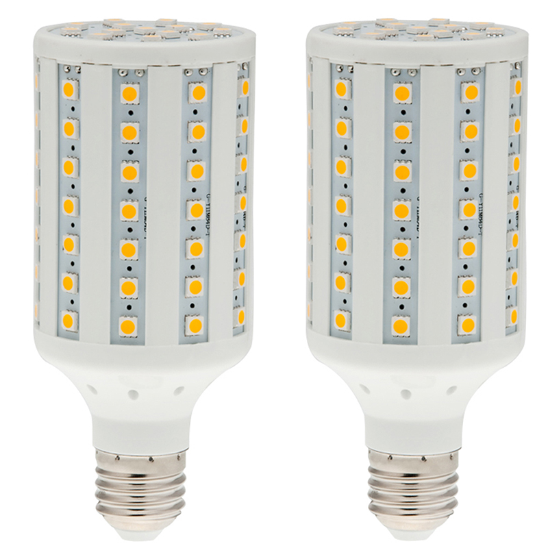 Corn Shape T10 E26/E27 LED Tubular Bulb, 16 Watts, 100W Equivalent, 2-Pack, AC85-265V